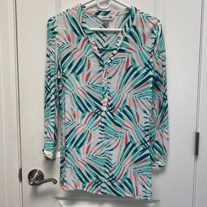 Old Navy Tropical Long Sleeve Shirt